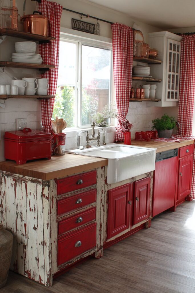 Farmhouse Burgundy Charm