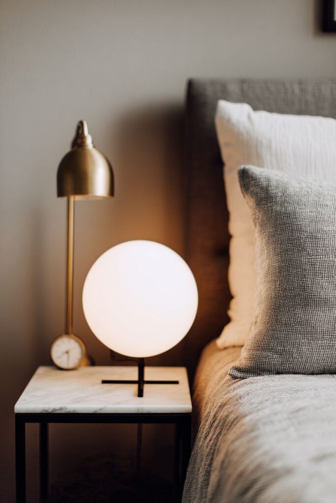 High-Tech Modern Geometric Nightstand