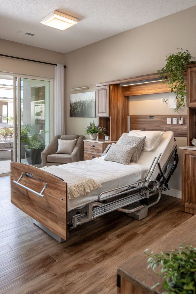 Cozy Basement Bedroom with Exposed Brick Charm