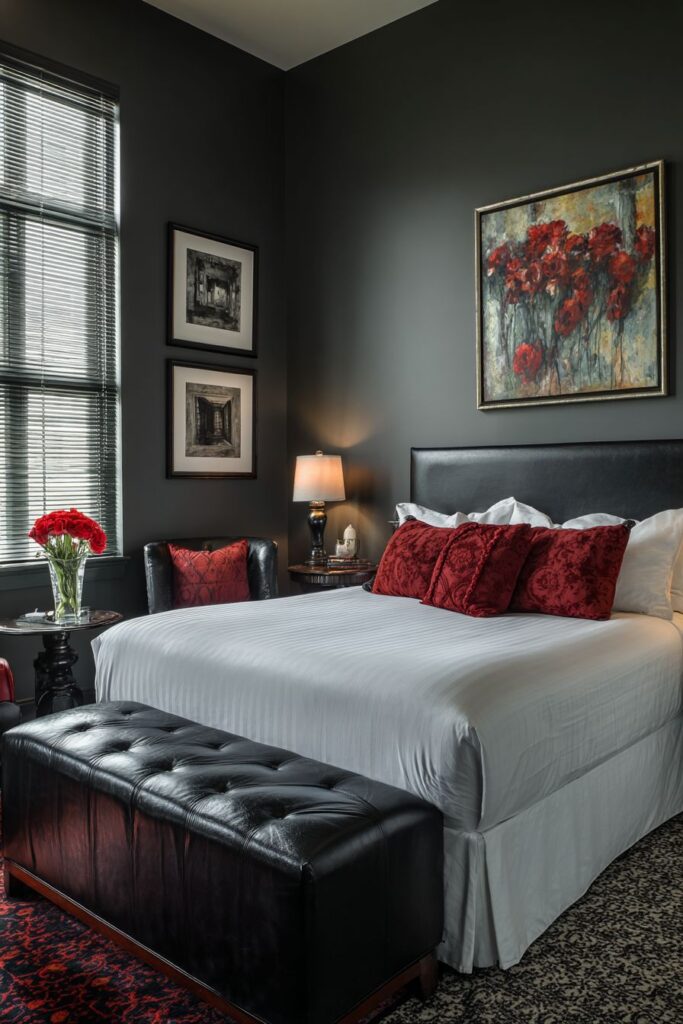 Dramatic High-Contrast Statement