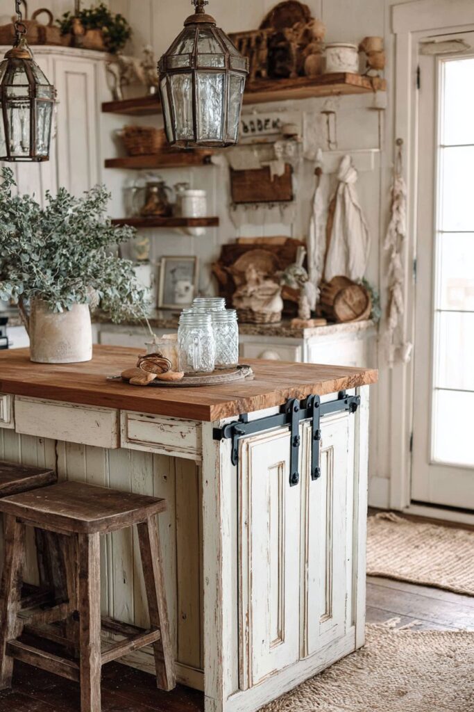 Authentic Farmhouse Island Character