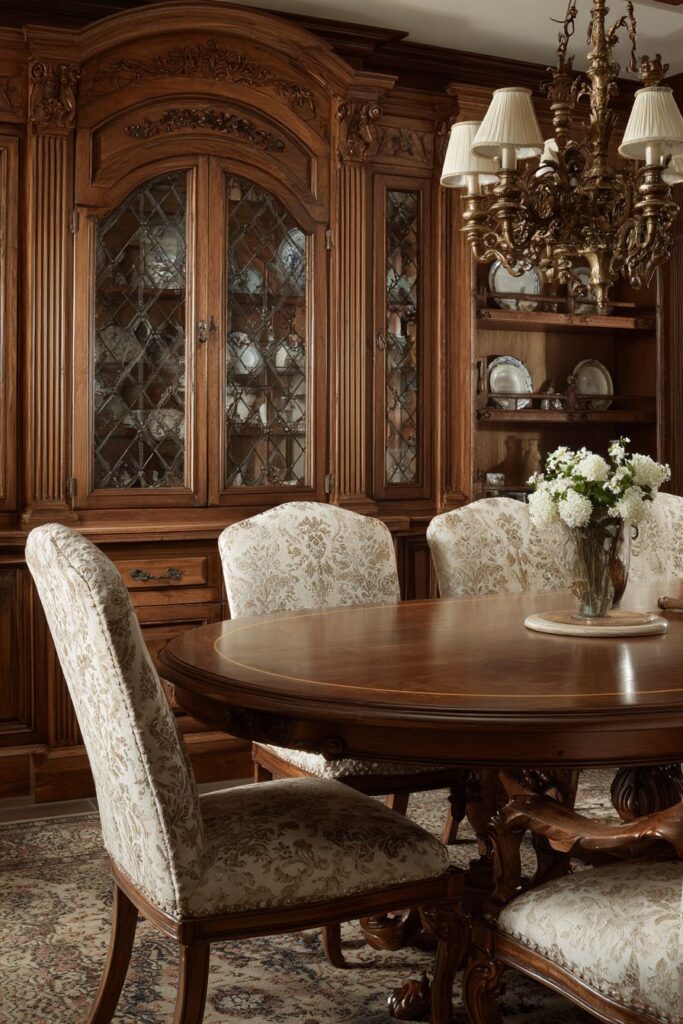 Queen Anne Traditional with Mahogany Richness