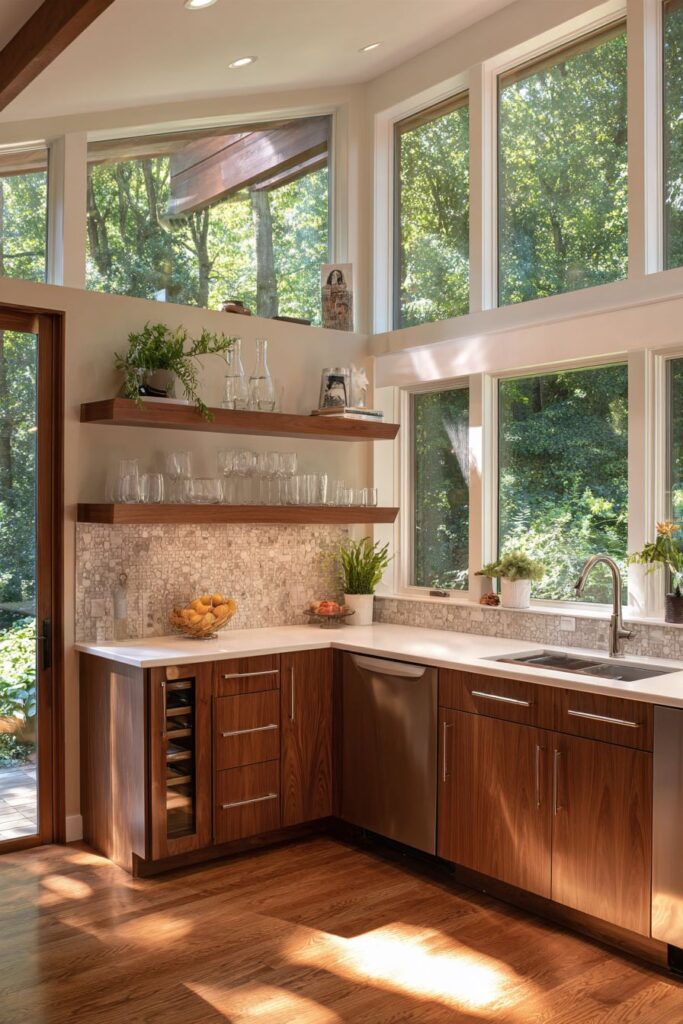 Corner Window Garden Connection