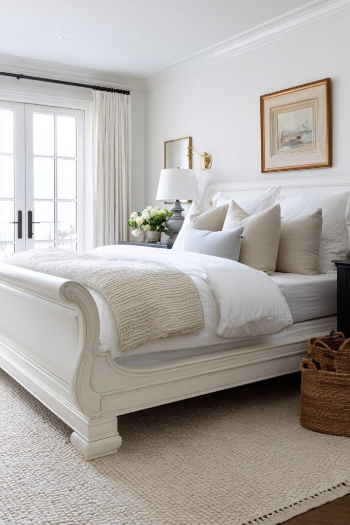 Timeless Sleigh Bed Elegance