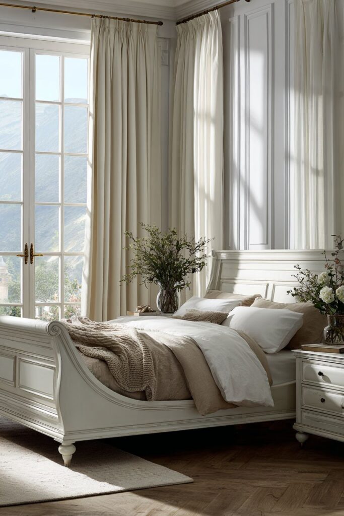 Timeless Sleigh Bed Elegance