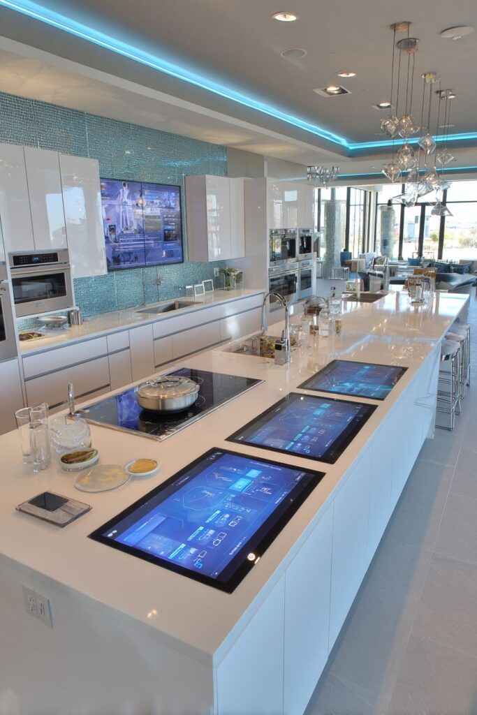 Futuristic Smart Technology Kitchen