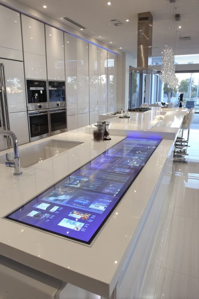 Futuristic Smart Technology Kitchen