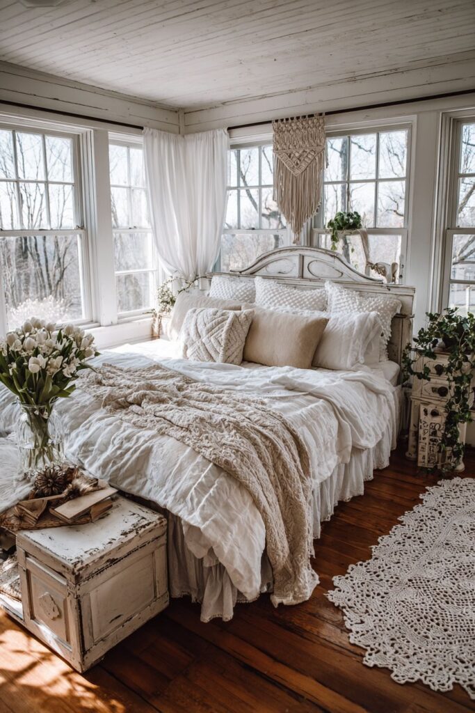 Creative Upcycled Vintage Door Character