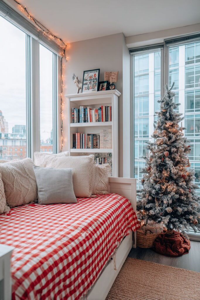 Studio Apartment Christmas Efficiency