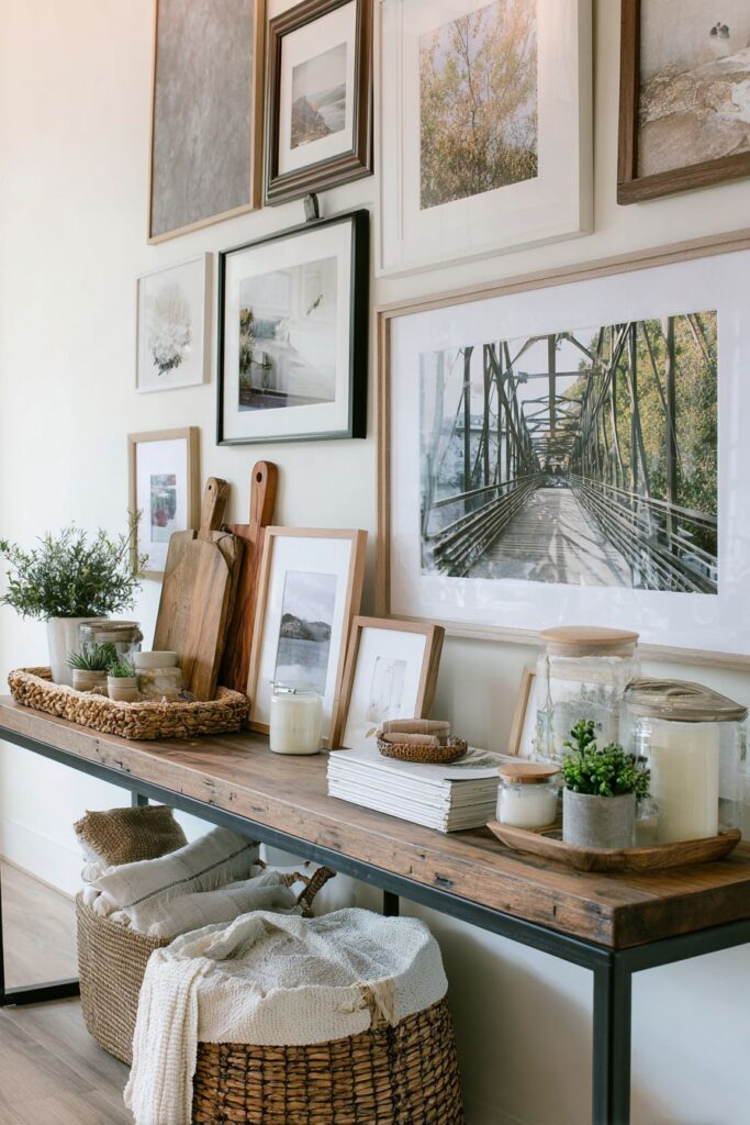 Curated Gallery Wall Display