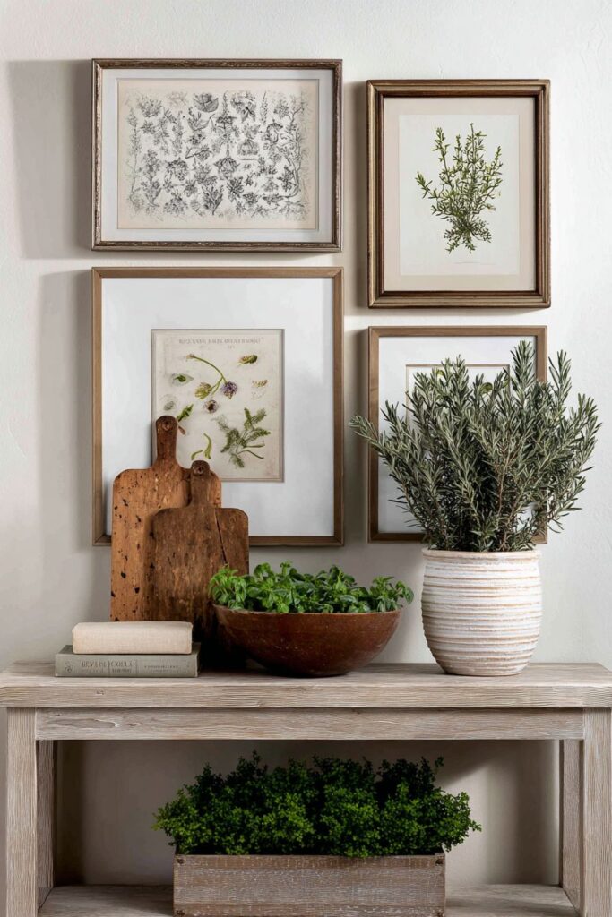 Curated Gallery Wall Display