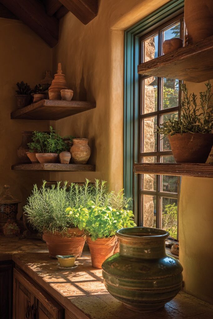 Fresh Herb Garden Window