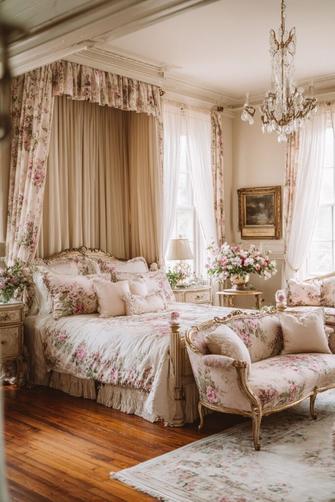 Romantic Pink and Cream Softness