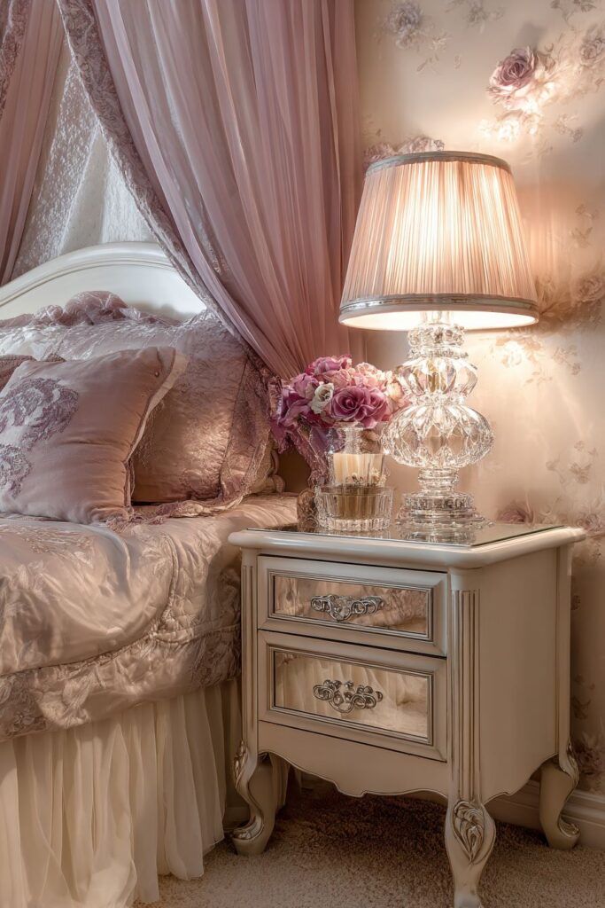 Romantic Pink and Cream Softness
