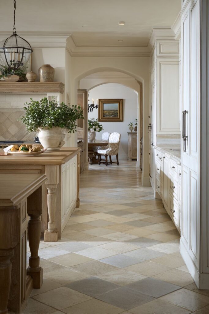 Classic Checkerboard Floor Pattern