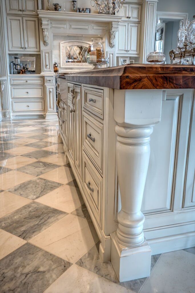 Classic Checkerboard Floor Pattern