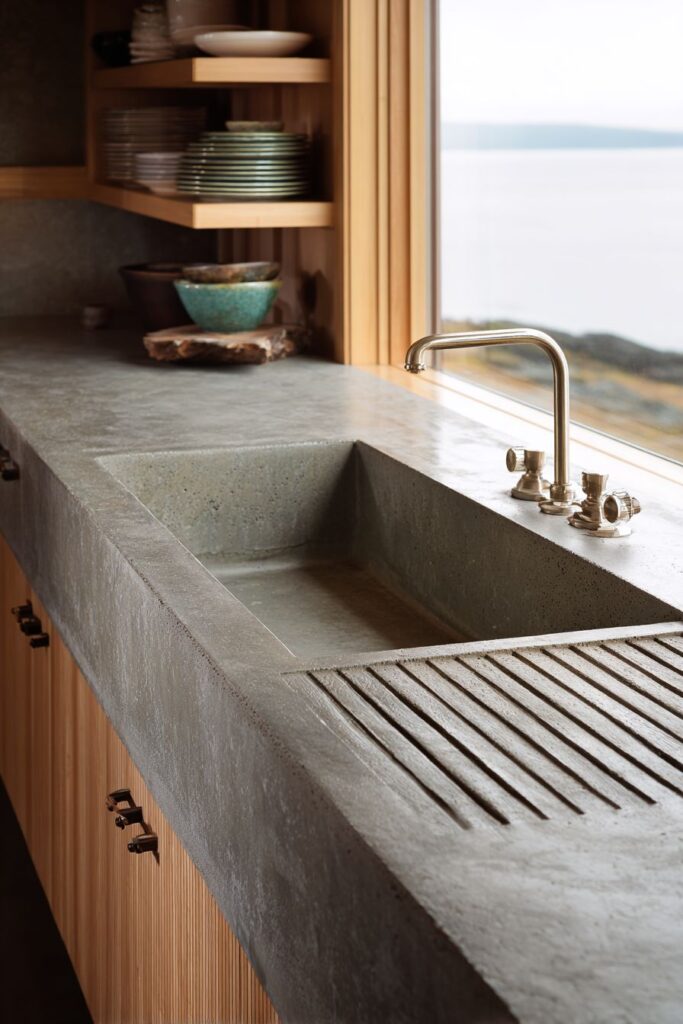 Concrete Sophistication with Integrated Drainage