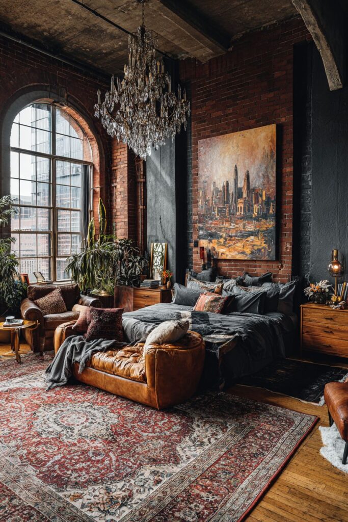 Loft Bedroom Dramatic Vertical Space