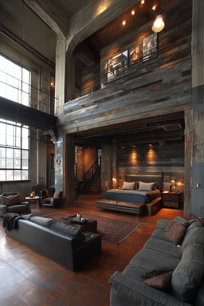 Loft Bedroom Dramatic Vertical Space