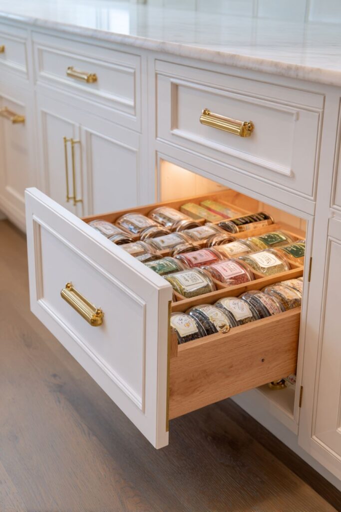 Organized Spice Storage Innovation