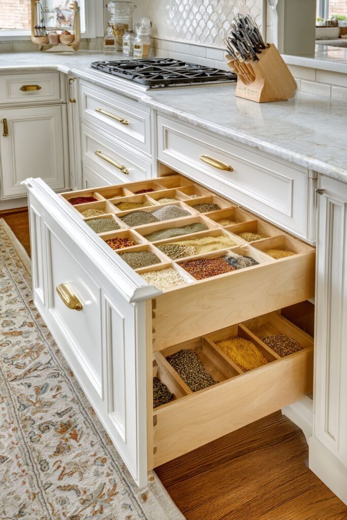 Organized Spice Storage Innovation
