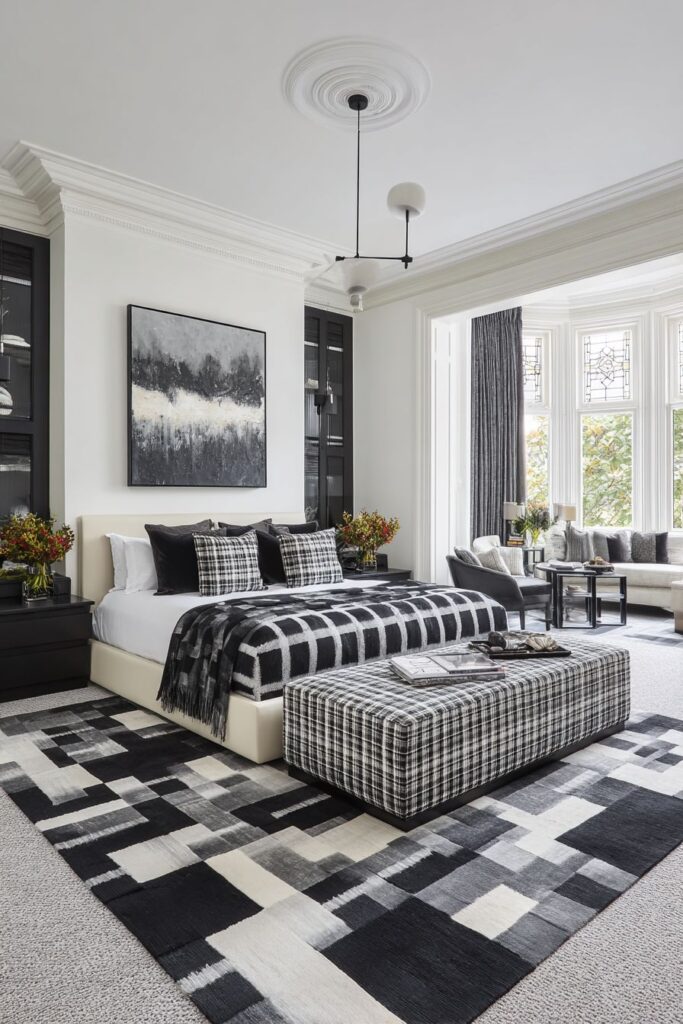 Monochromatic Black and White Drama