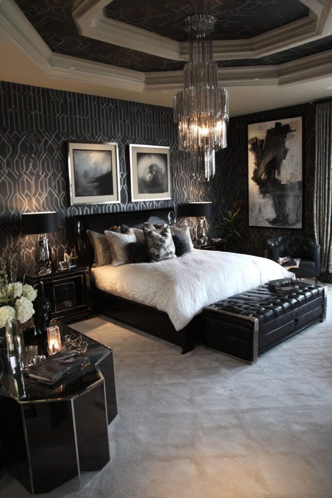 Monochromatic Black and White Drama