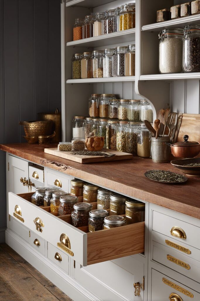 Classic Apothecary Spice Cabinet