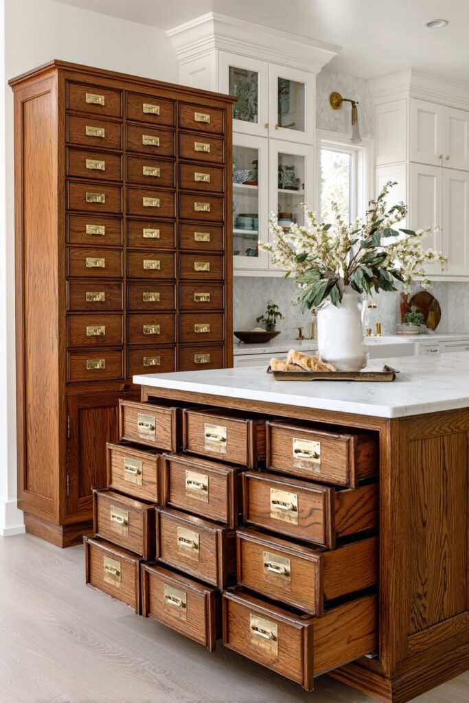 Classic Apothecary Spice Cabinet