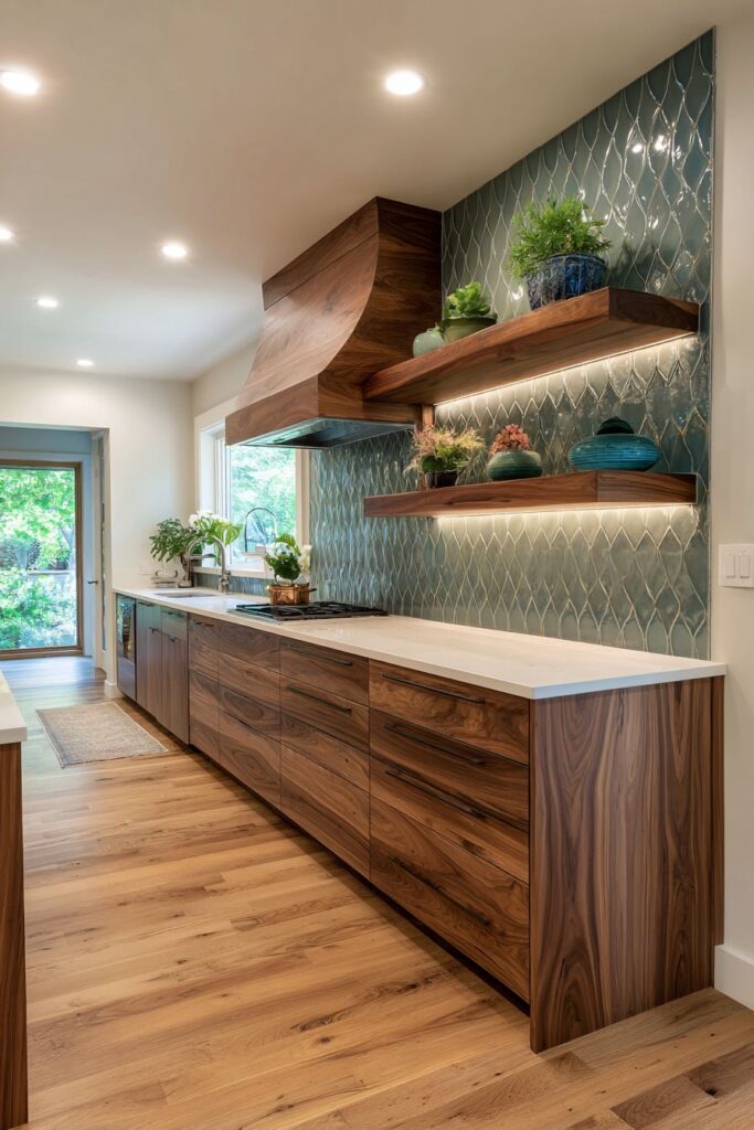 Artisanal Tile with LED Integration