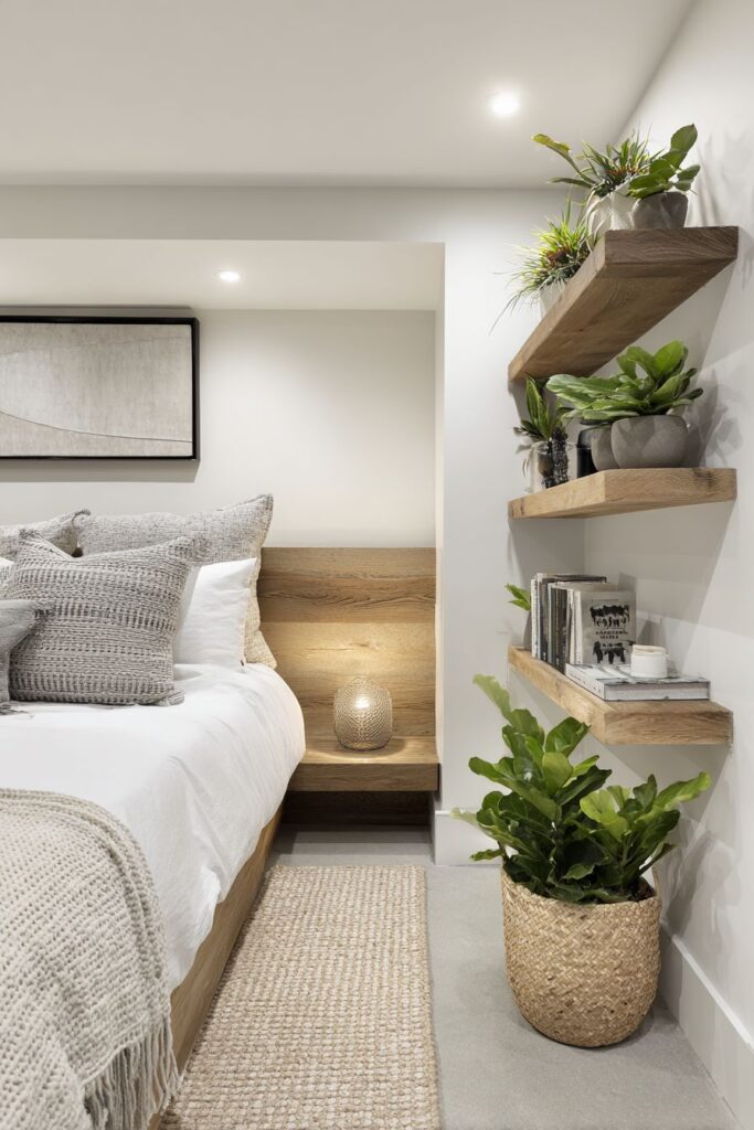 Scandinavian-Inspired Basement Bedroom Retreat