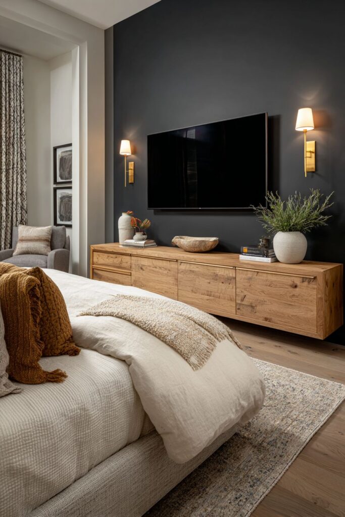 Cozy Contrast and Warmth