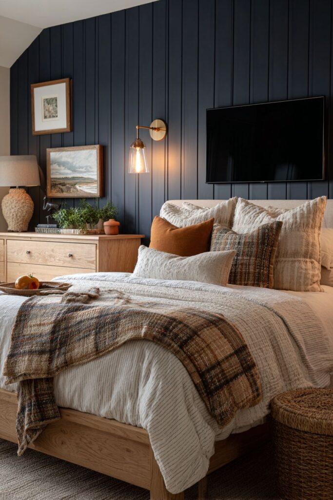 Cozy Contrast and Warmth