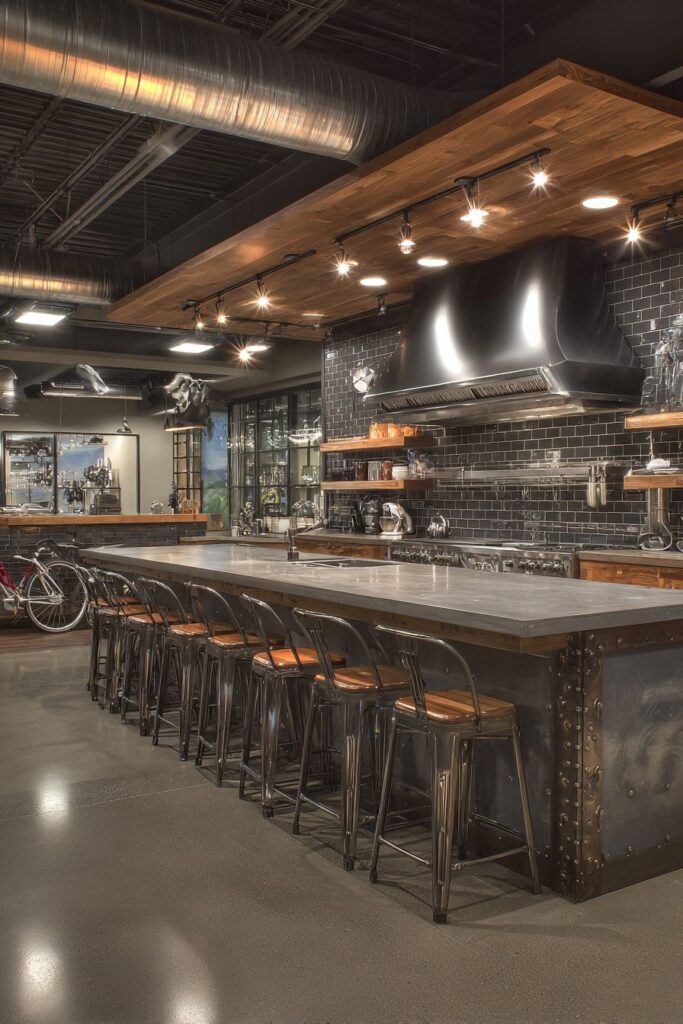 Industrial Strength Black Steel Power