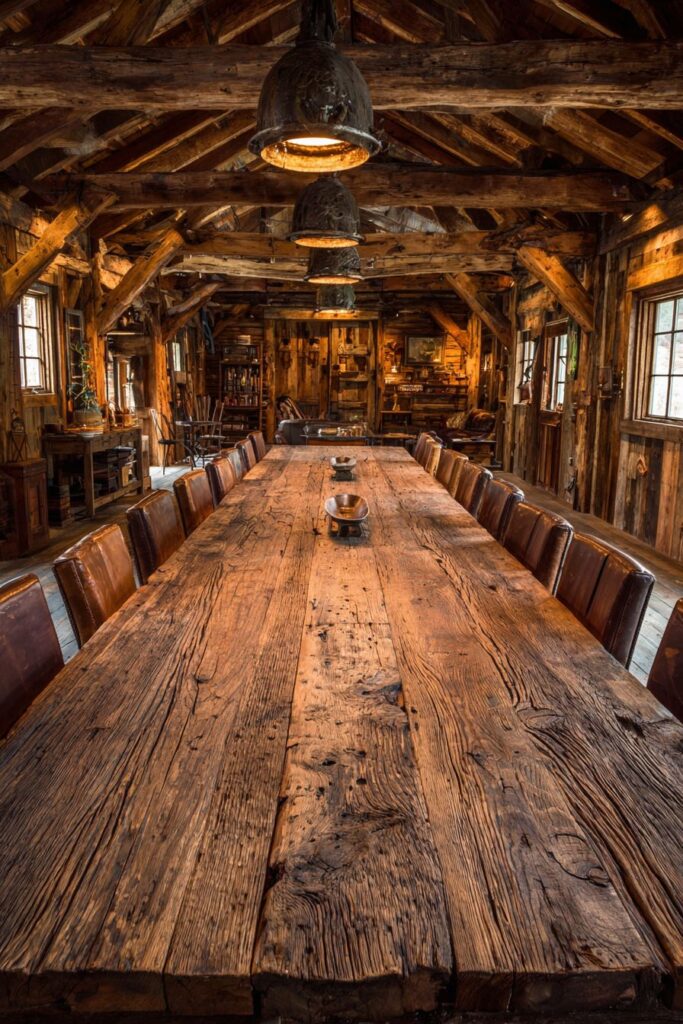 Rustic Reclaimed Wood Character