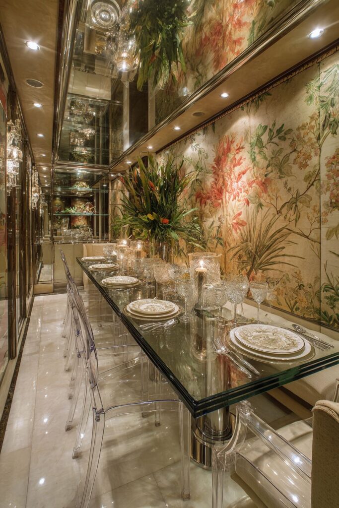 Glass and Transparency for Visual Expansion