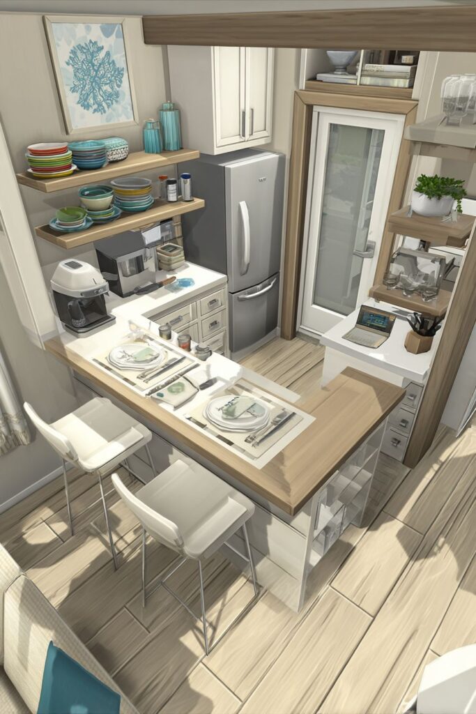 Compact Efficiency Kitchen