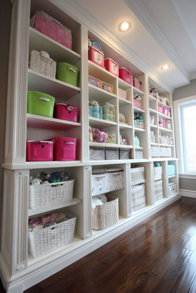 Custom Storage Wall Organization