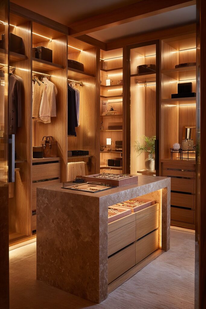 The Luxurious Closet Sanctuary