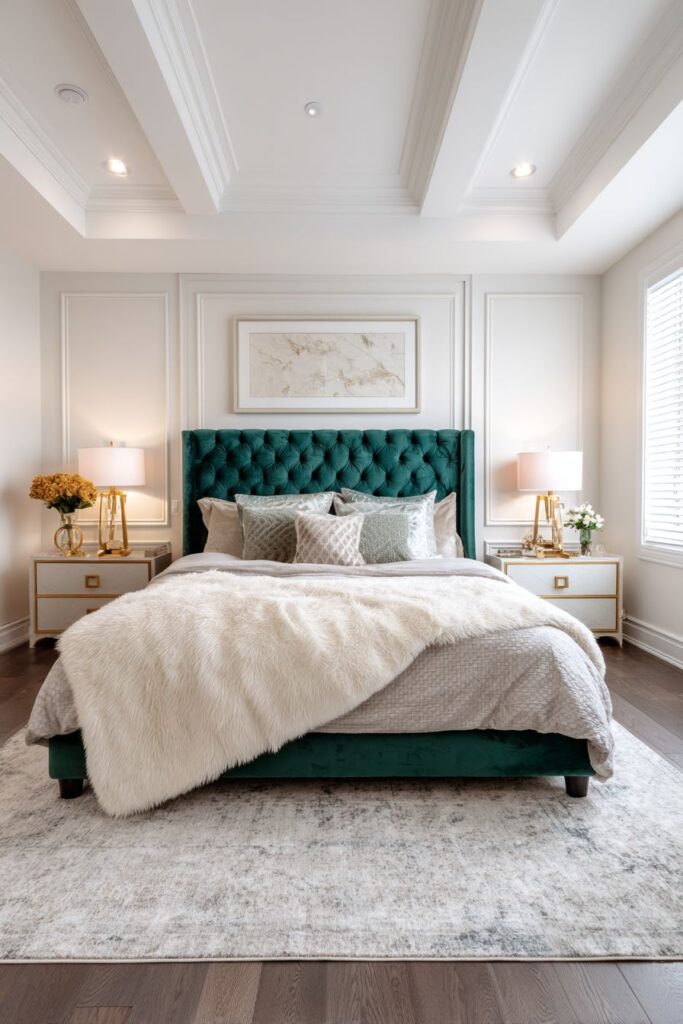 Luxurious Emerald Sophistication