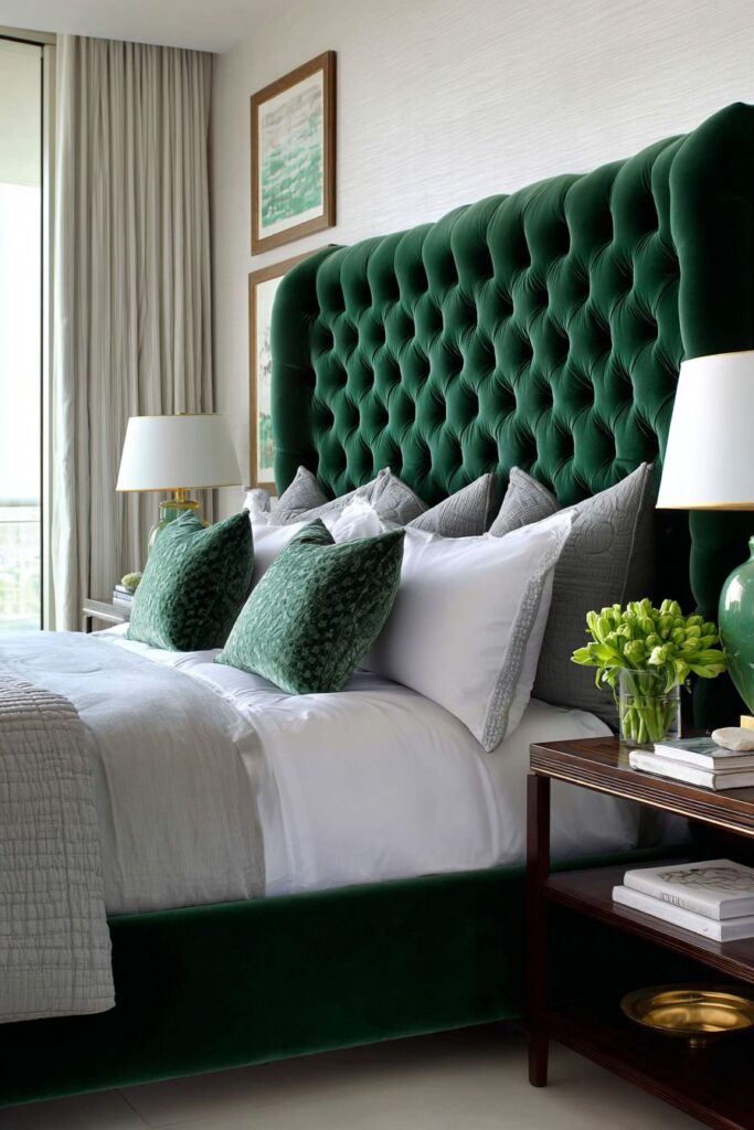 Luxurious Emerald Sophistication