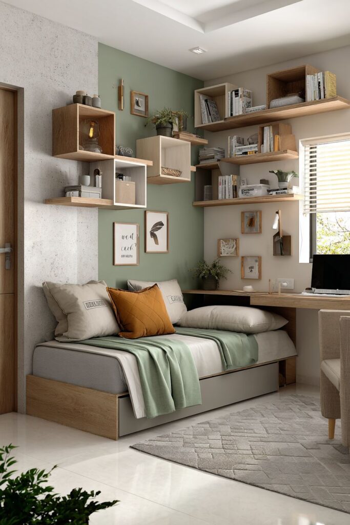 Corner Workspace Daybed Solution