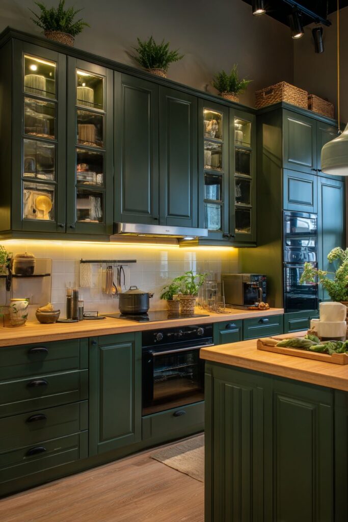 Compact Hunter Green Efficiency