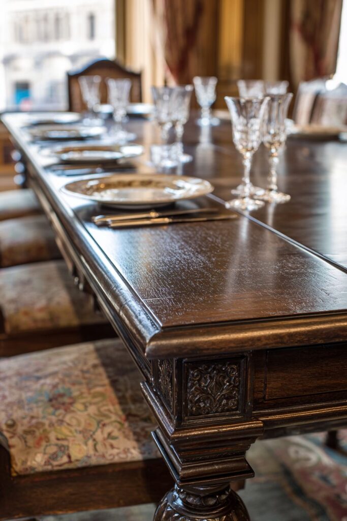 Traditional Dark Walnut Elegance