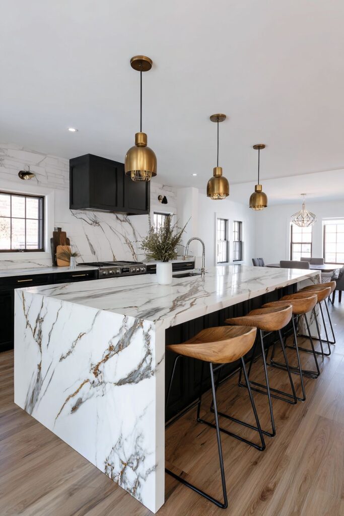 Waterfall Edge Island Centerpiece