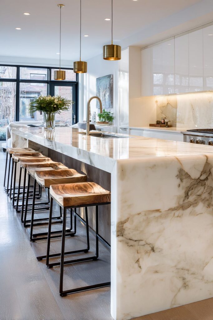 Waterfall Edge Island Centerpiece