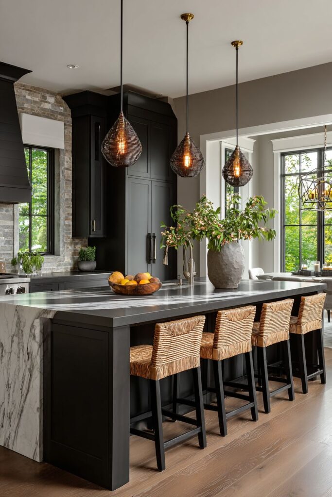 Waterfall Edge Island Centerpiece