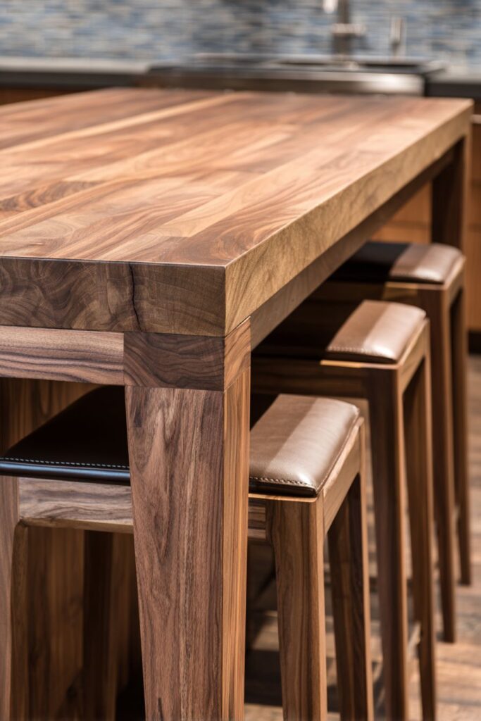 Centerpiece Island with Butcher Block Luxury