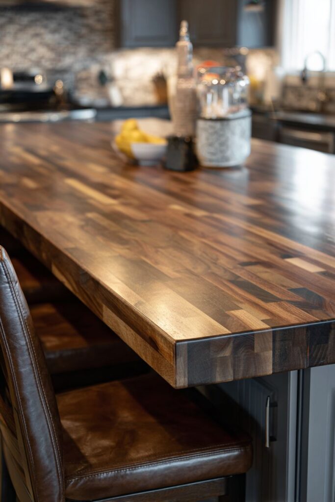 Centerpiece Island with Butcher Block Luxury