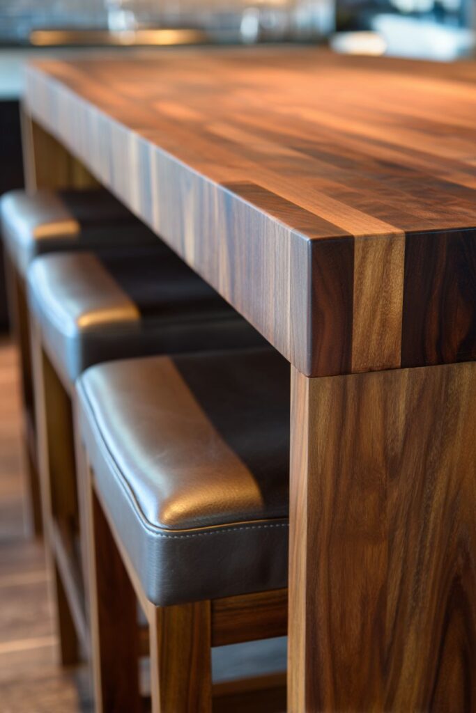 Centerpiece Island with Butcher Block Luxury